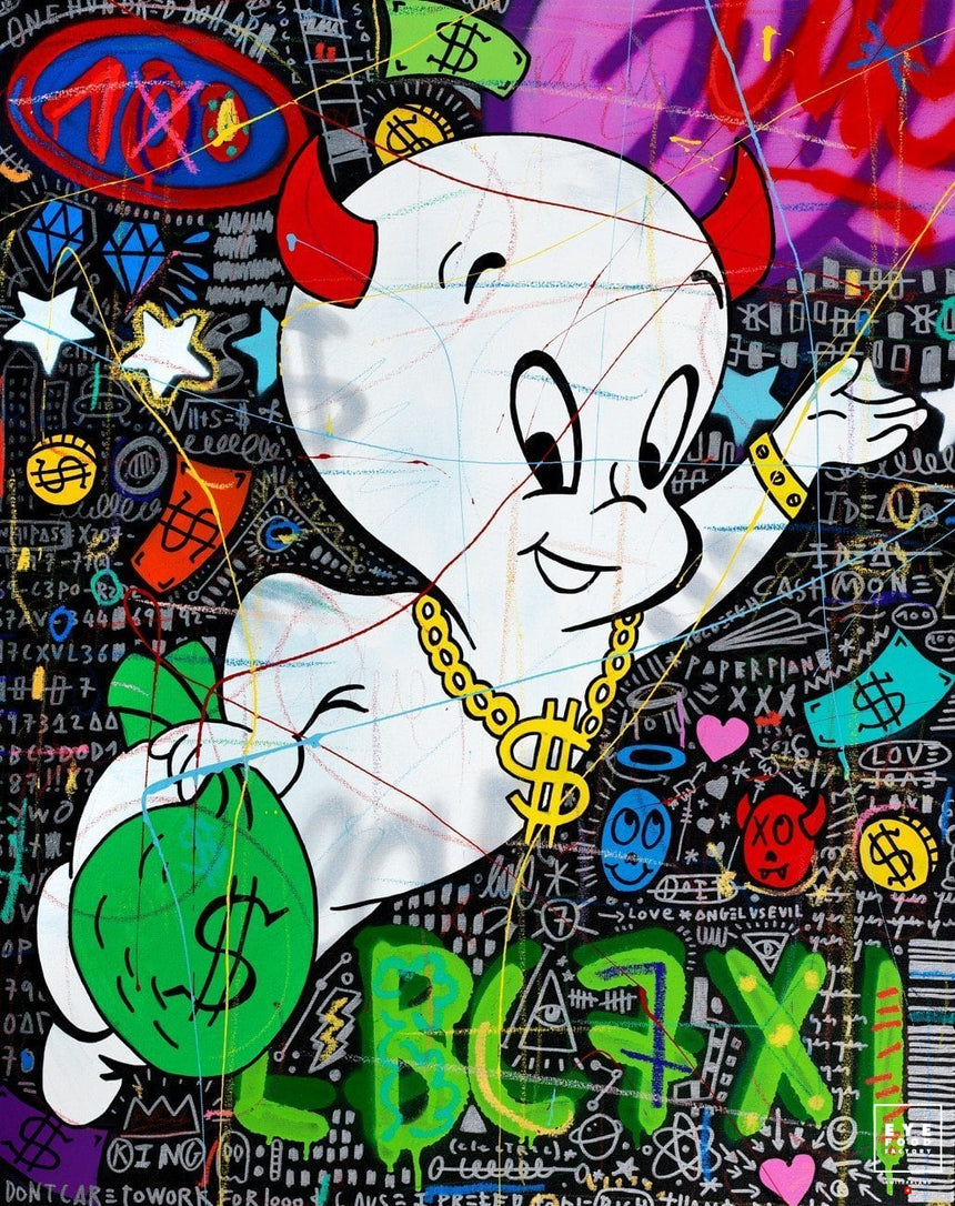 Bling casper - Éditions Limitées - Disney, Fantôme, Pop Art, Start