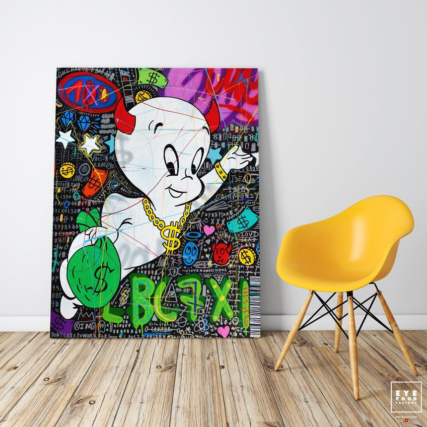 Bling casper - Éditions Limitées - Disney, Fantôme, Pop Art, Start