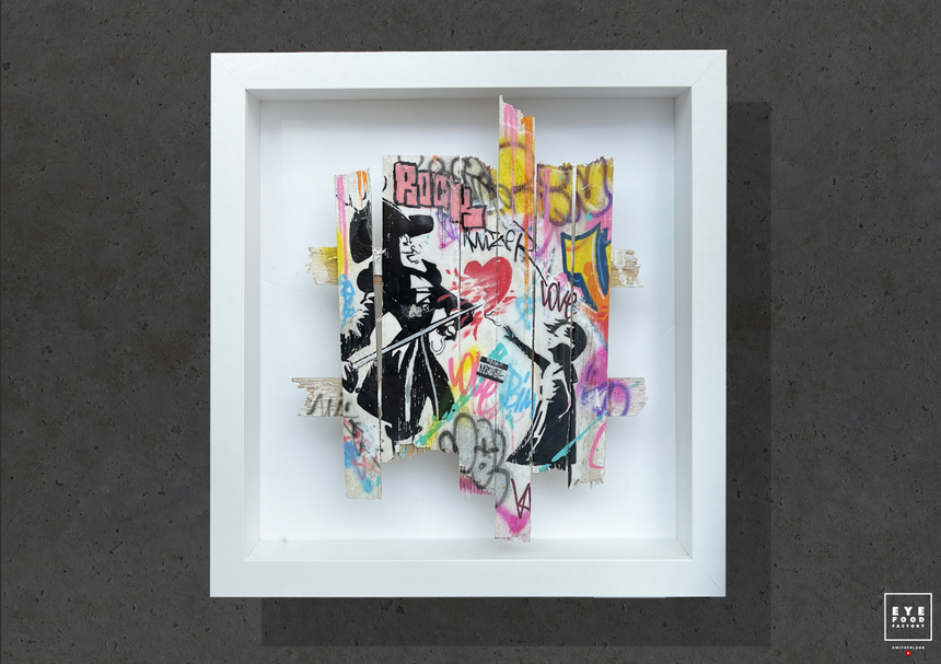 Captain - Œuvres Originales - Banksy, Coeur, couleur, planche, quote_original