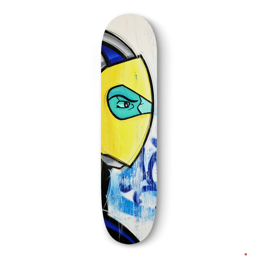 F- ACTARUS - FAKEBOARDS - 82x22 cm, Dibond®, new, Original, Pop Art