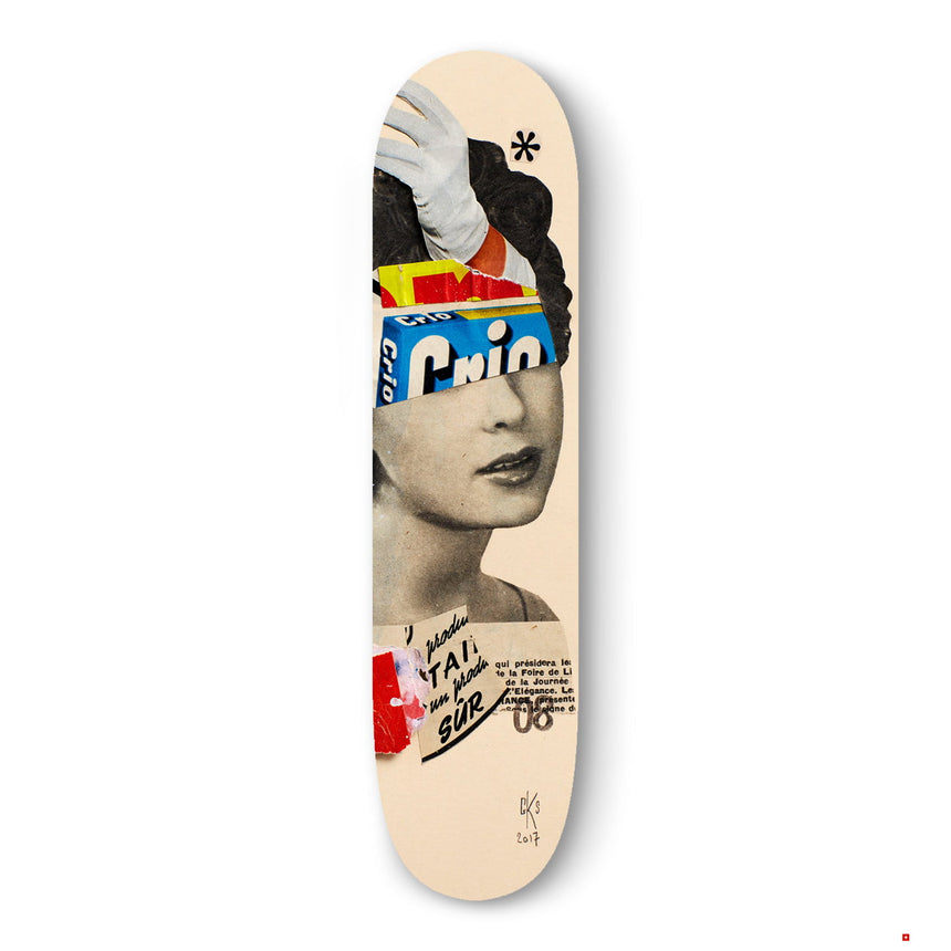 F- MF55 - FAKEBOARDS - 82x22 cm, Dibond®, new, Original, Pop Art