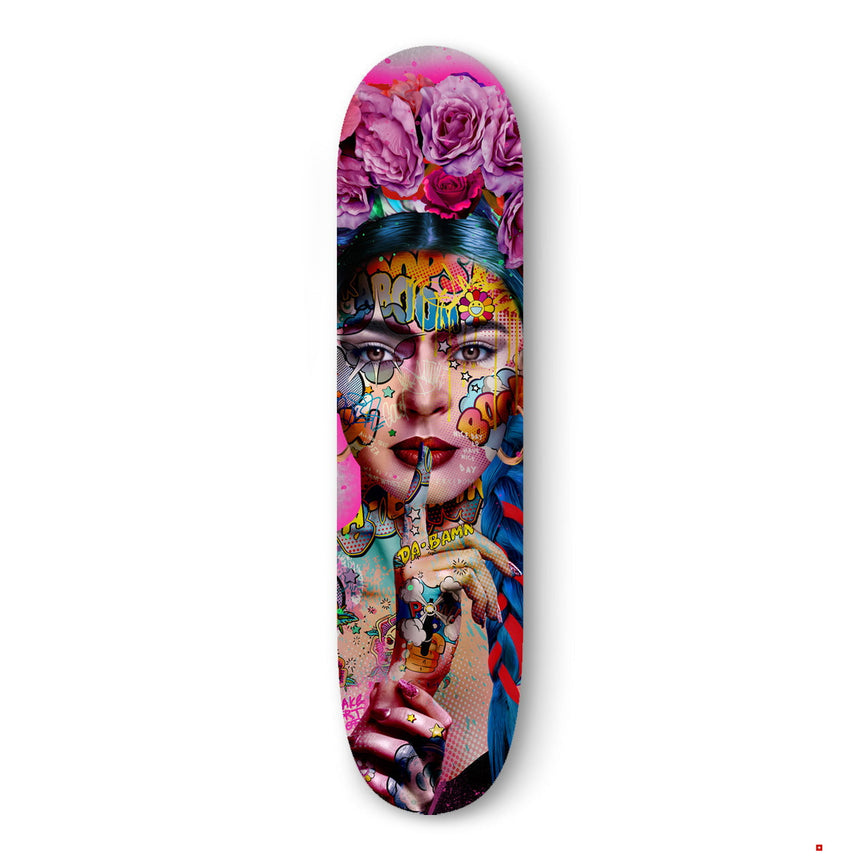 F- VIVA FRIDA - FAKEBOARDS - 82x22 cm, BEST DEAL, Dibond®, new, Original
