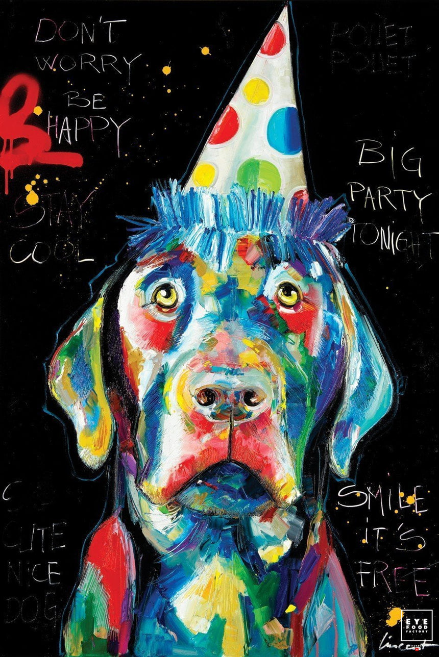 Happy - Éditions Limitées - Animal, Anniversaire, Chien, Museau, Offline
