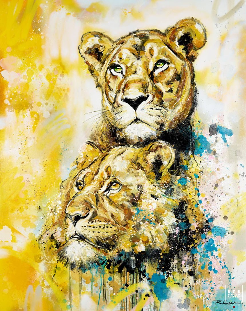 Ilana & Rafael - Éditions Limitées - @nouveau, Couple, exportnewch, Lion, Lionne