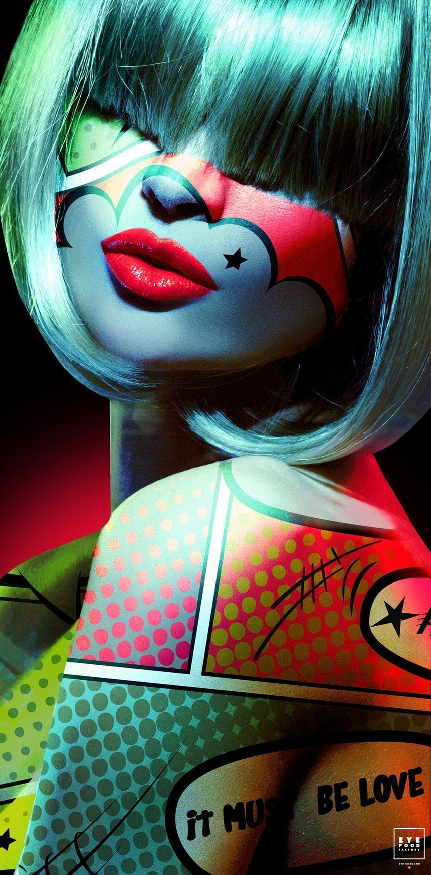 It must be love - Éditions Limitées - Bande dessinée, Femme, Pop Art, regard,