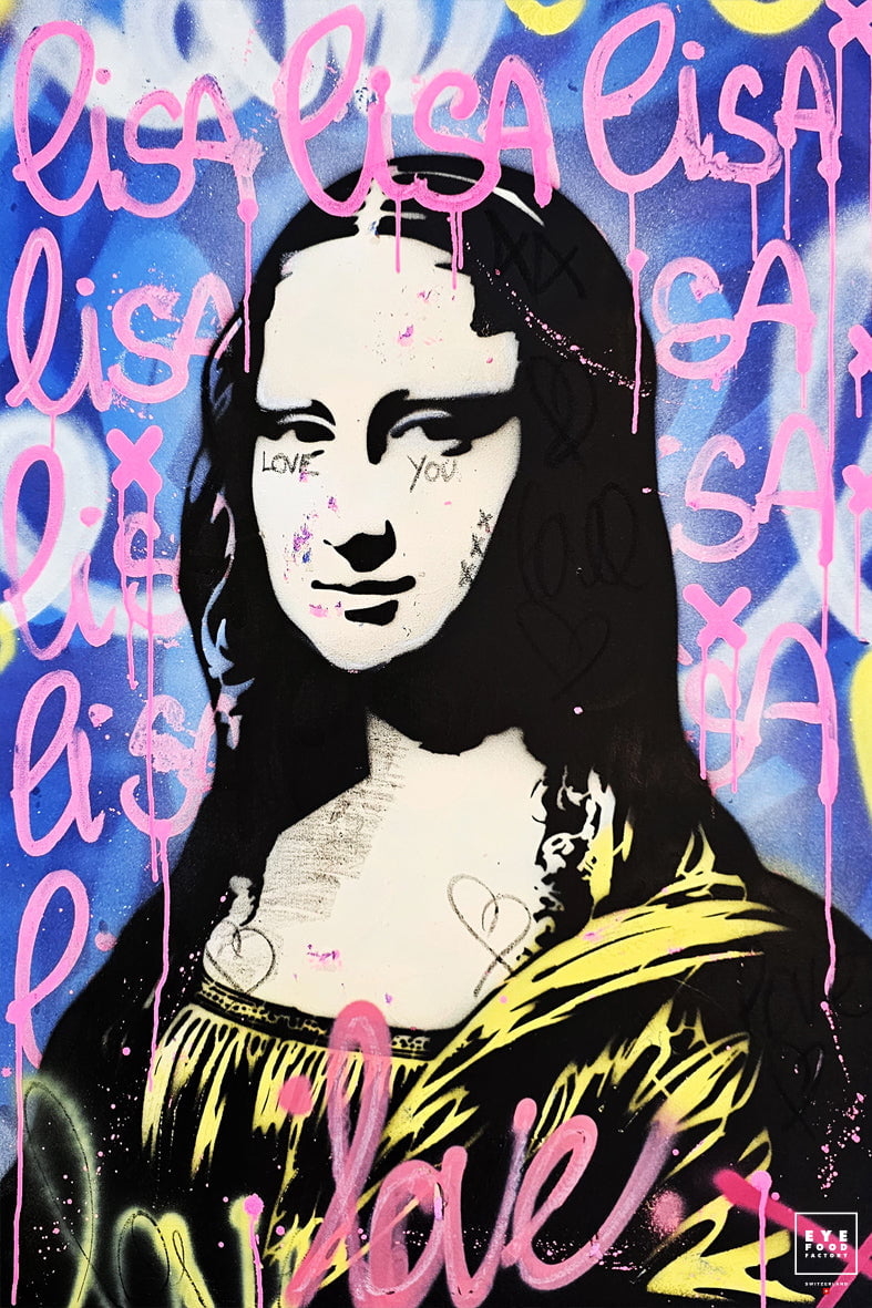 Lisa - Éditions Limitées - @nouveau, art, Femme, iconique, mona