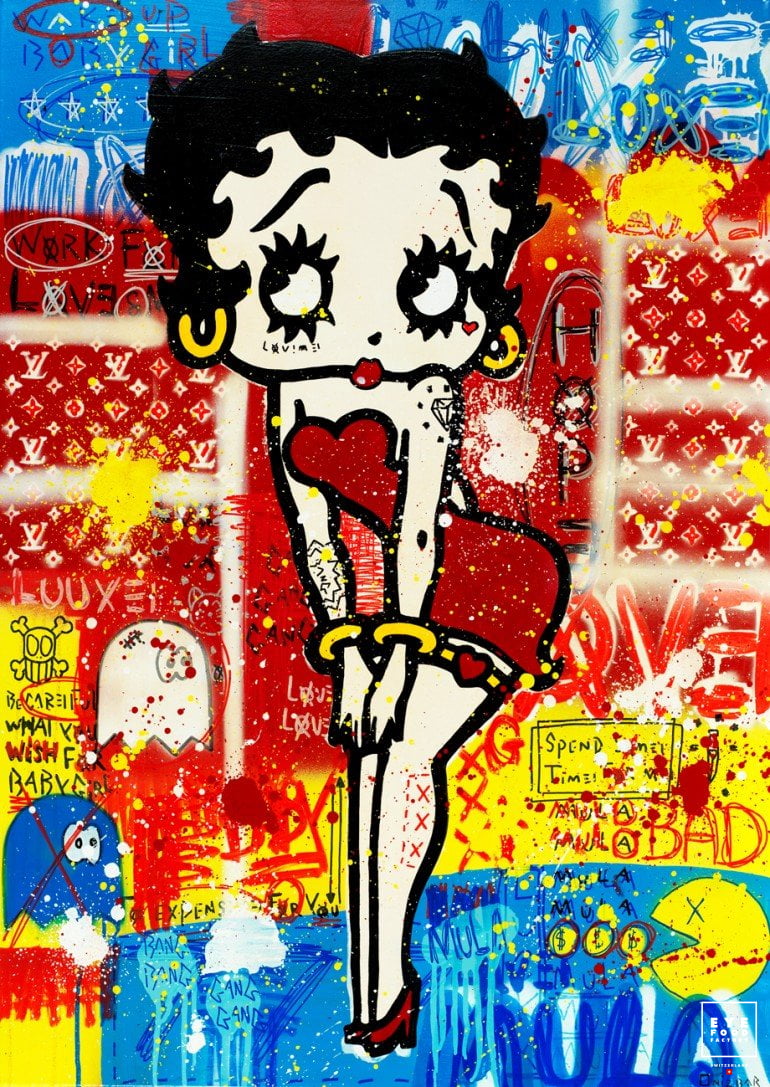 Luuuxe - Éditions Limitées - BEST DEAL, Betty Boop, Bouche, Femme, Girl