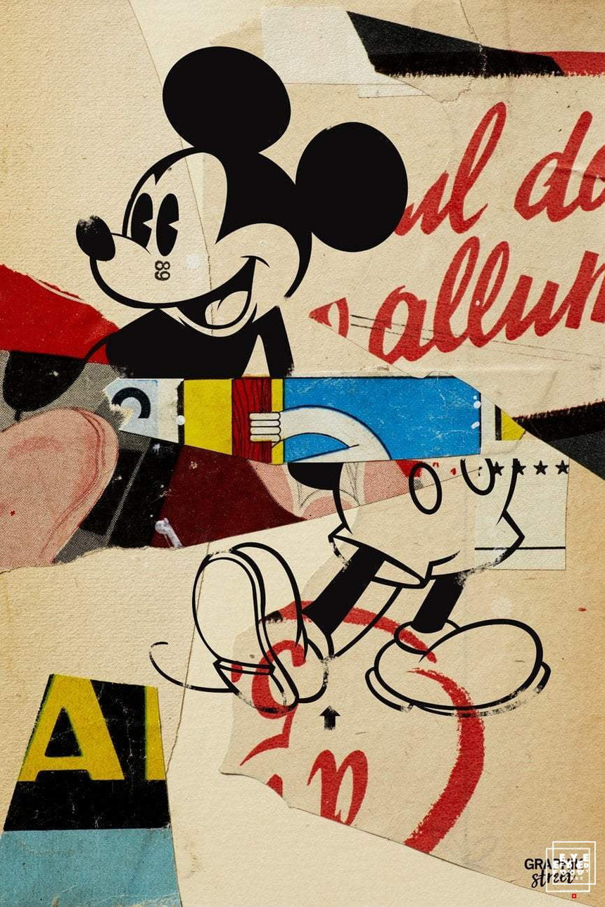 Mi-ckey - Éditions Limitées - Americian, BEST DEAL, Collage, Disney, Oreilles