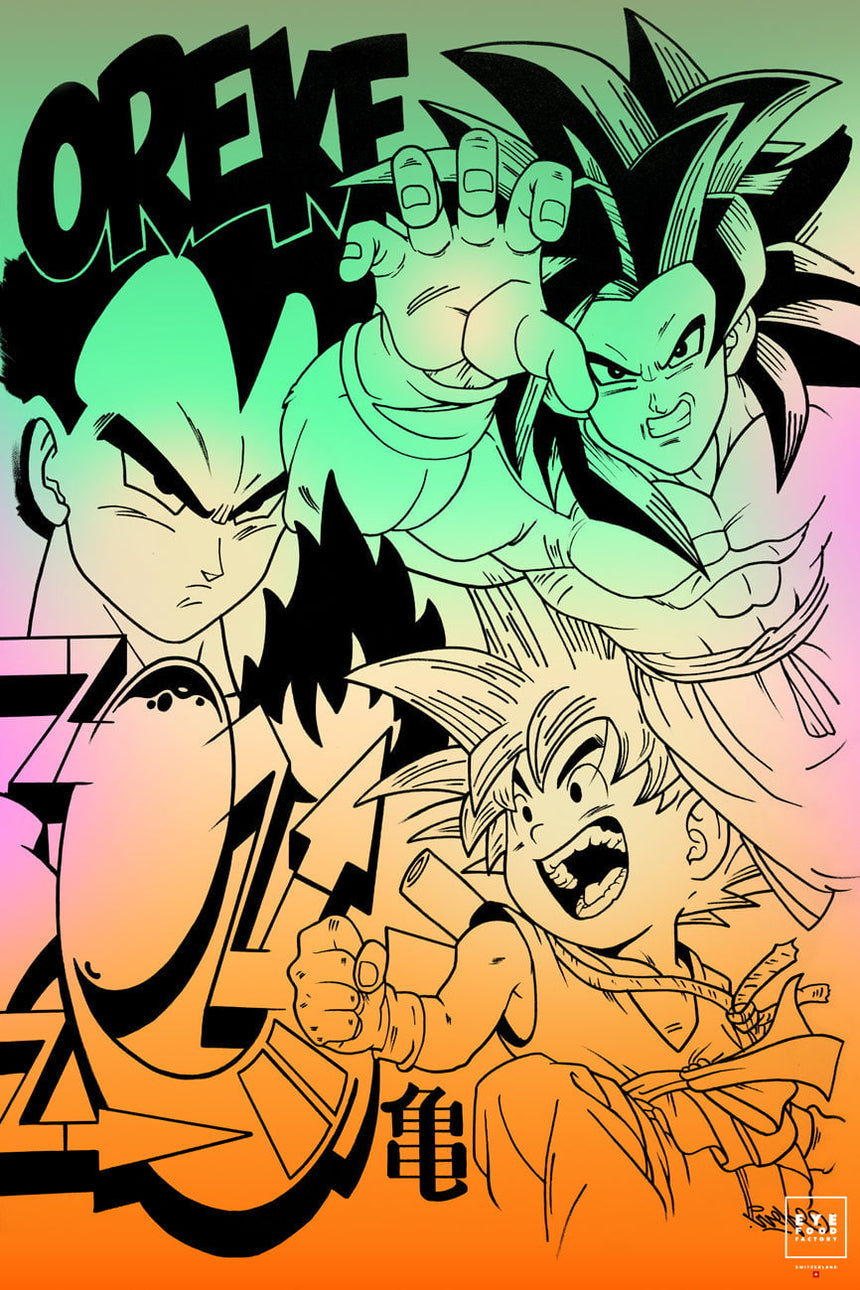 Ssj4 - Éditions Limitées - @nouveau, dragon ball, exportnewch, Graffiti,
