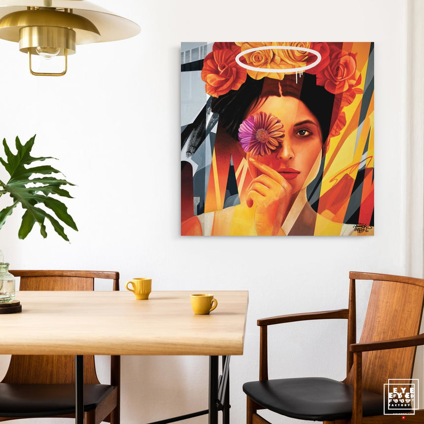 Tania - Éditions Limitées - Ange, Girl, Orange, Pop Art