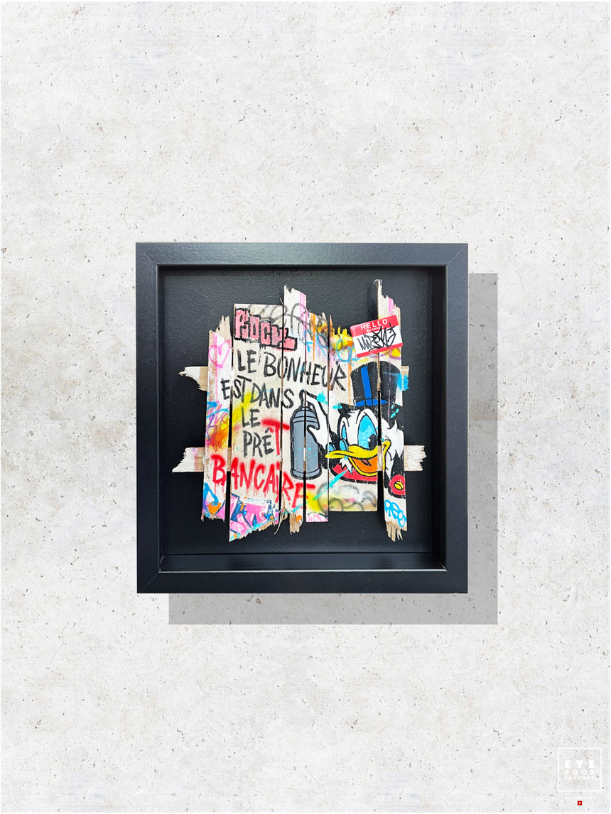 Wanted - Œuvres Originales - Banksy, Coeur, couleur, planche, quote_original