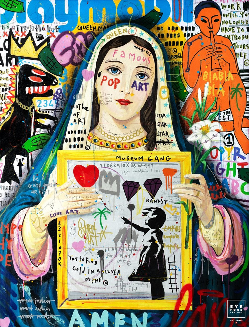 I’m Banksy - Éditions Limitées - Amen, Anges, Anthoine de St Exupery, Coeur,