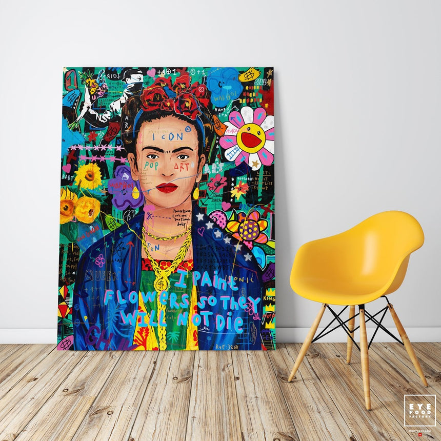 Frida Flowers - Éditions Limitées - @bestseller, Artiste, Femme, Fleurs, Gallo