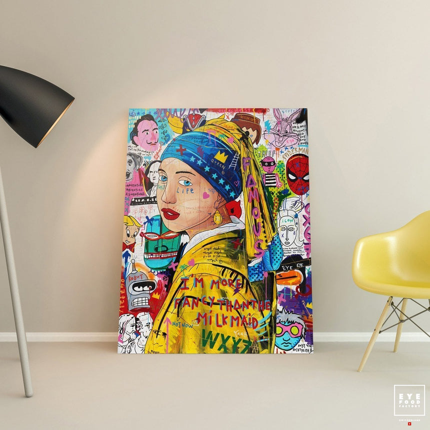 Girl with a chanel pearl earing - Éditions Limitées - @bestseller, Artiste,