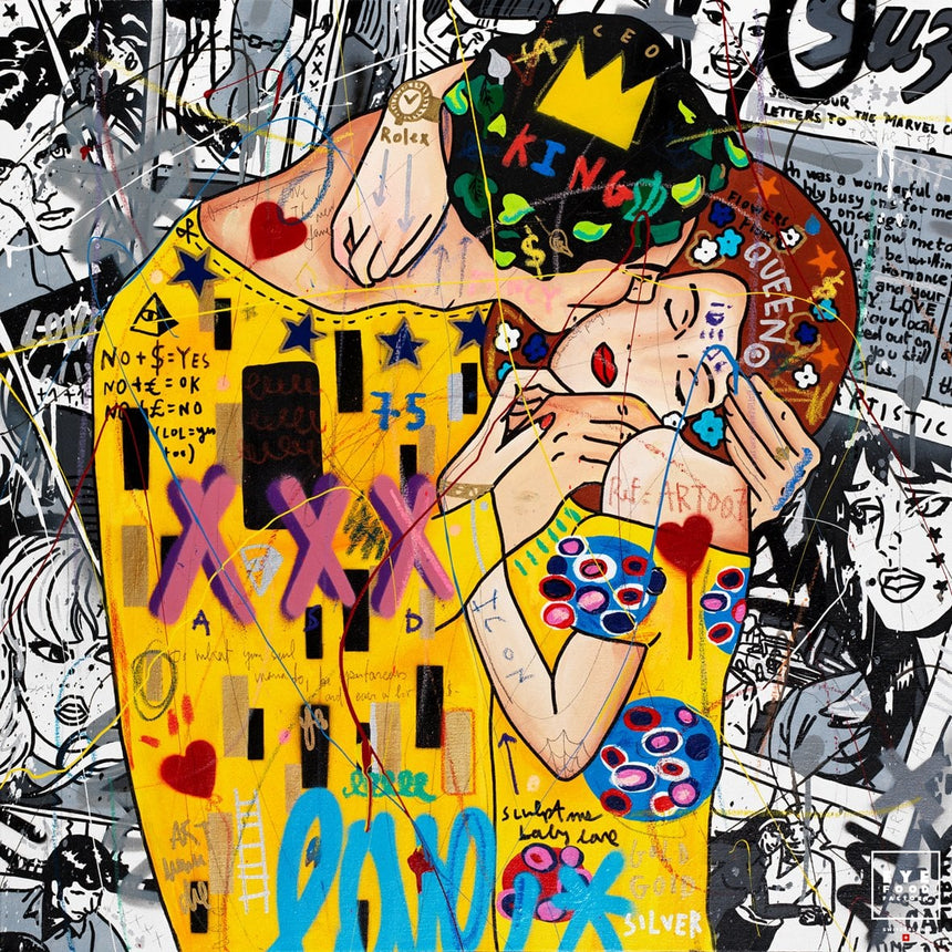 Kiss newspaper - Éditions Limitées - @bestseller, Amour, Baiser, Bise, Bisous