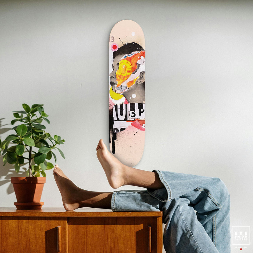 F- ACTARUS - FAKEBOARDS - 82x22 cm, Dibond®, new, Original, Pop Art