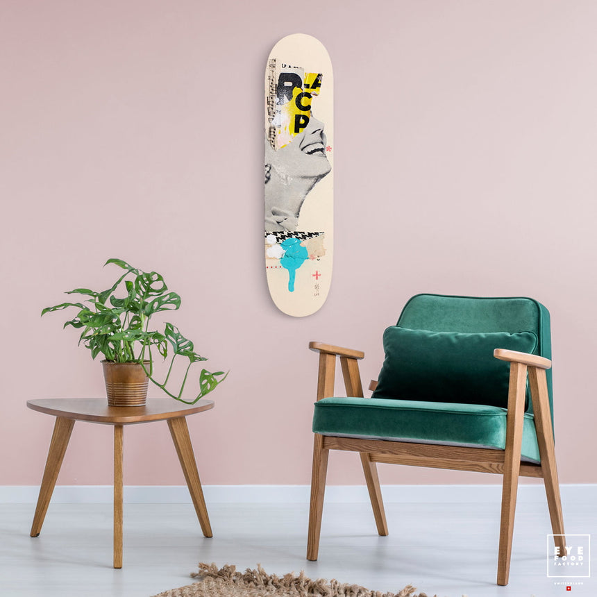 F- ACTARUS - FAKEBOARDS - 82x22 cm, Dibond®, new, Original, Pop Art