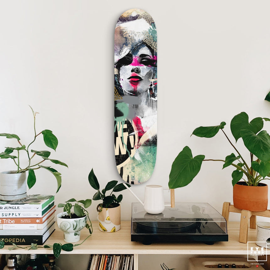 F- ACTARUS - FAKEBOARDS - 82x22 cm, Dibond®, new, Original, Pop Art