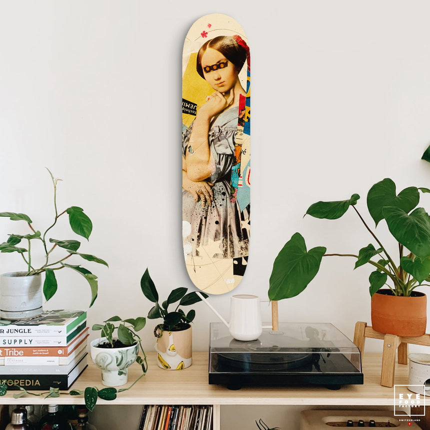 F- ACTARUS - FAKEBOARDS - 82x22 cm, Dibond®, new, Original, Pop Art