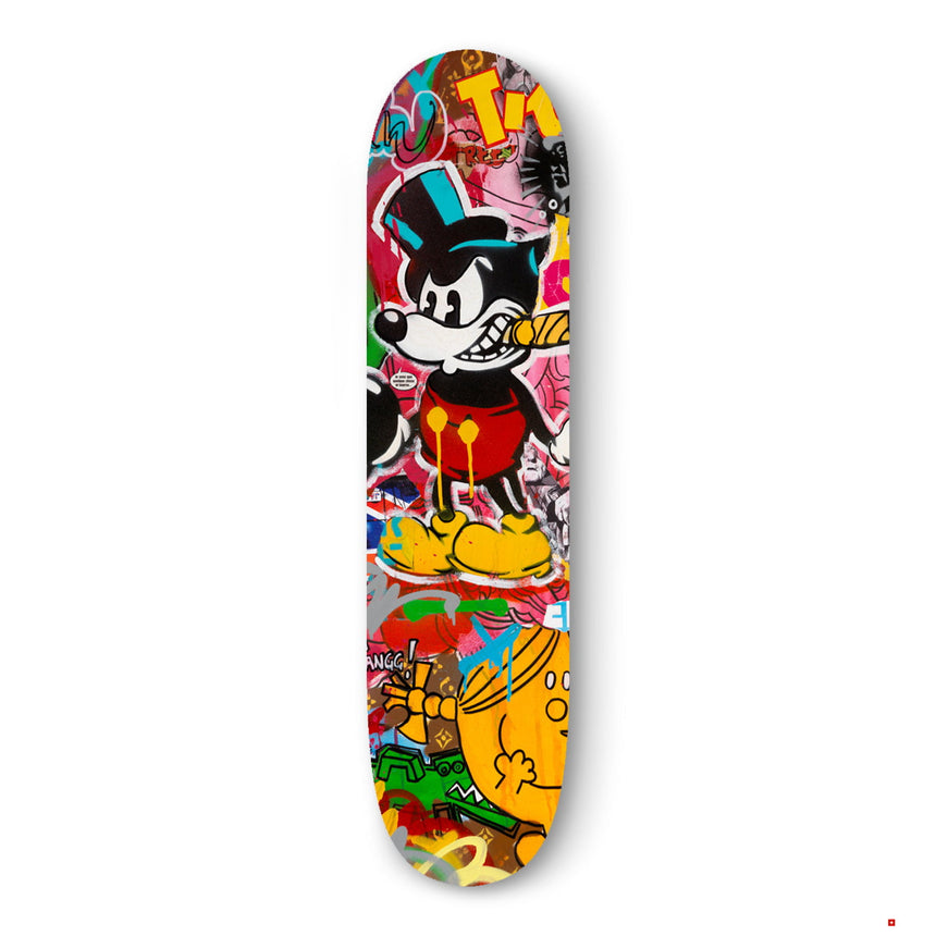 F- ACTARUS - FAKEBOARDS - 82x22 cm, Dibond®, new, Original, Pop Art