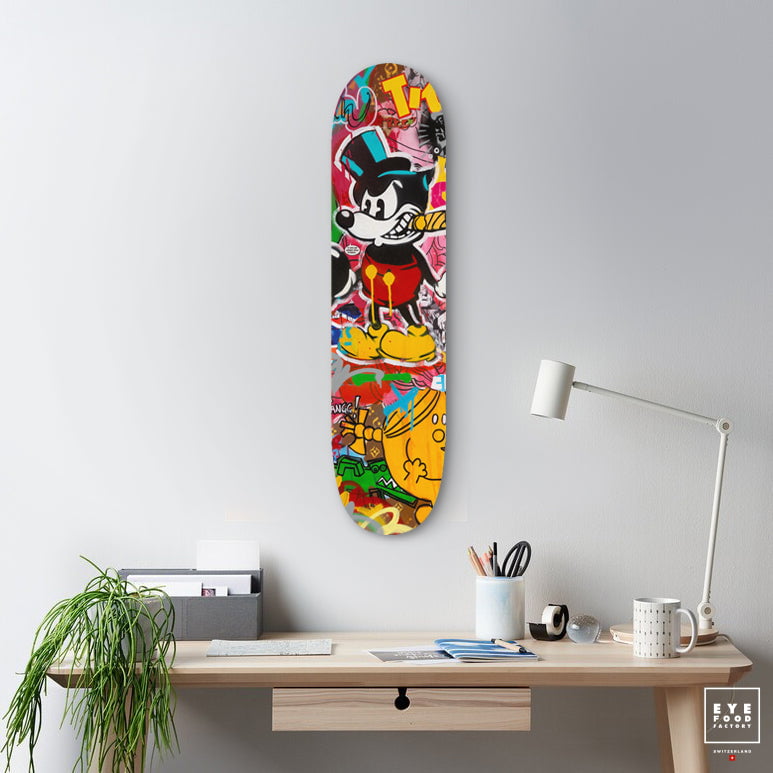 F- ACTARUS - FAKEBOARDS - 82x22 cm, Dibond®, new, Original, Pop Art