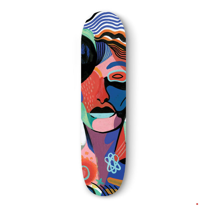 F- ACTARUS - FAKEBOARDS - 82x22 cm, Dibond®, new, Original, Pop Art