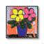 Flowers blue - Éditions Limitées - 120x120cm, 60x60cm, @nouveau, couleur,