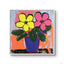 Flowers blue - Éditions Limitées - 120x120cm, 60x60cm, @nouveau, couleur,