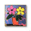 Flowers orange - Éditions Limitées - 120x120cm, 60x60cm, @nouveau, couleur,