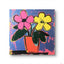 Flowers orange - Éditions Limitées - 120x120cm, 60x60cm, @nouveau, couleur,