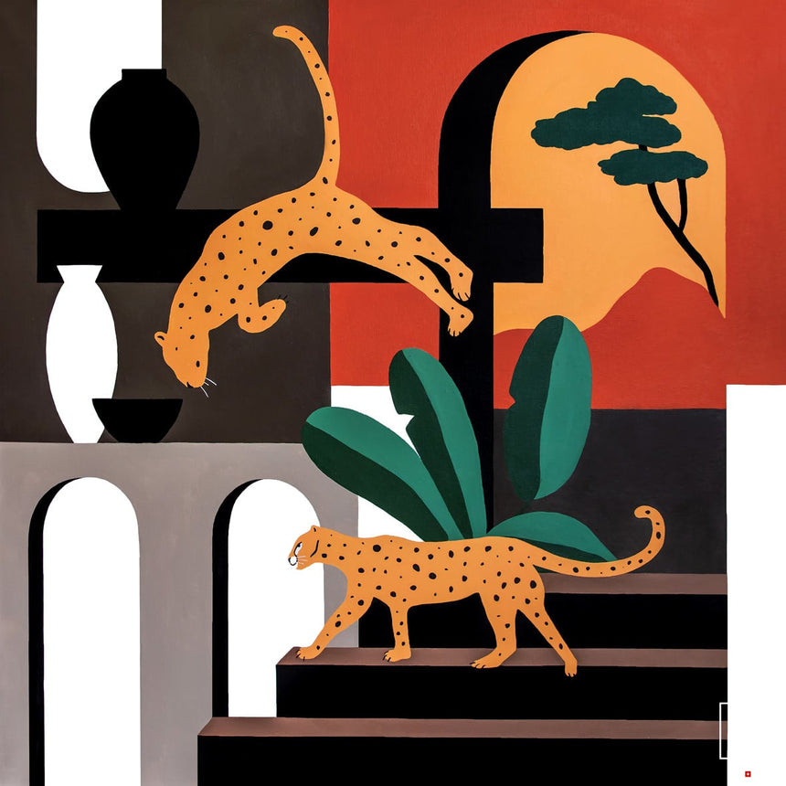 House of Cheetah II - Éditions Limitées - @nouveau, @trio155130, Abstrait,