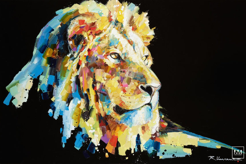 Khalil - Éditions Limitées - Animal, Jaune, Lion, Lion King, Lionne