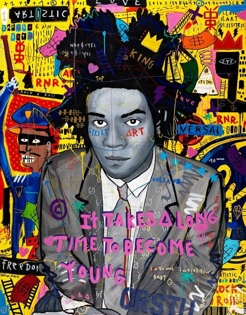 Young basquiat - Éditions Limitées - Artiste, Jean-Michel Basquiat, Portrait,