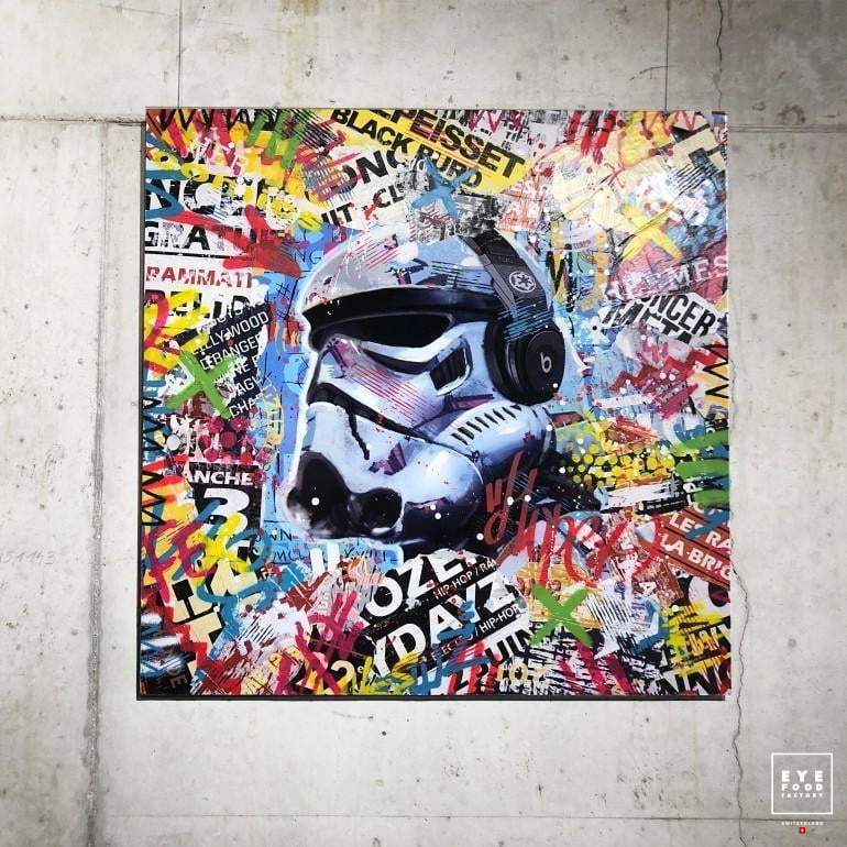 Beat Trooper - Œuvres Originales - Cinéma, Pop-Art, Star Wars, Stormtrooper