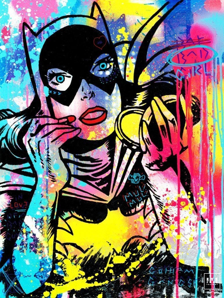 Bad girl - Éditions Limitées - Catwoman, DC Comics, Girl, Offline, Pop Art