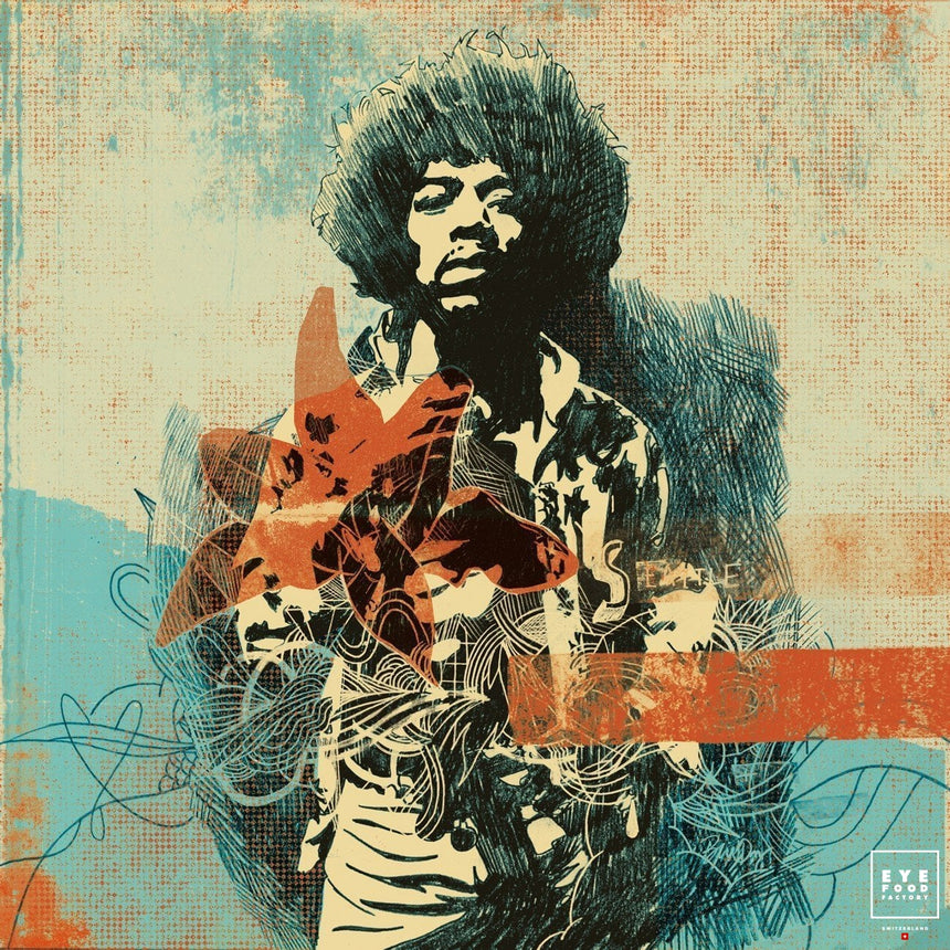 Jimi - Éditions Limitées - Artiste, Jimmy Hendrix, Musicien, Musique, Offline