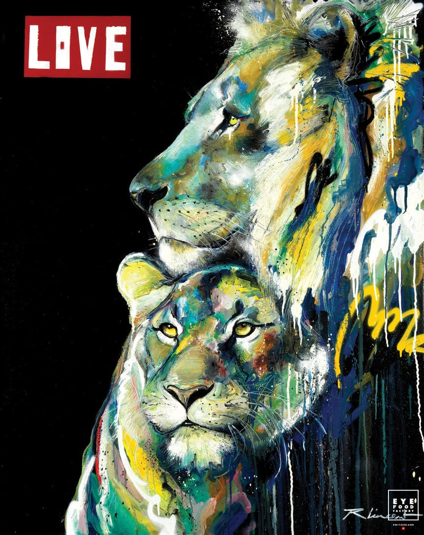 The King and his Queen - Éditions Limitées - Animal, Jungle, Lion, Lionceau,