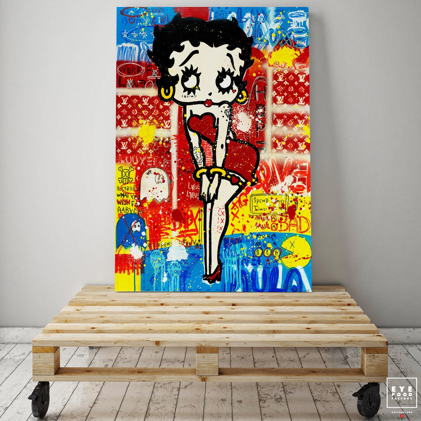 Luuuxe - Éditions Limitées - Betty Boop, Bouche, Femme, Girl, Poo Pee Doo