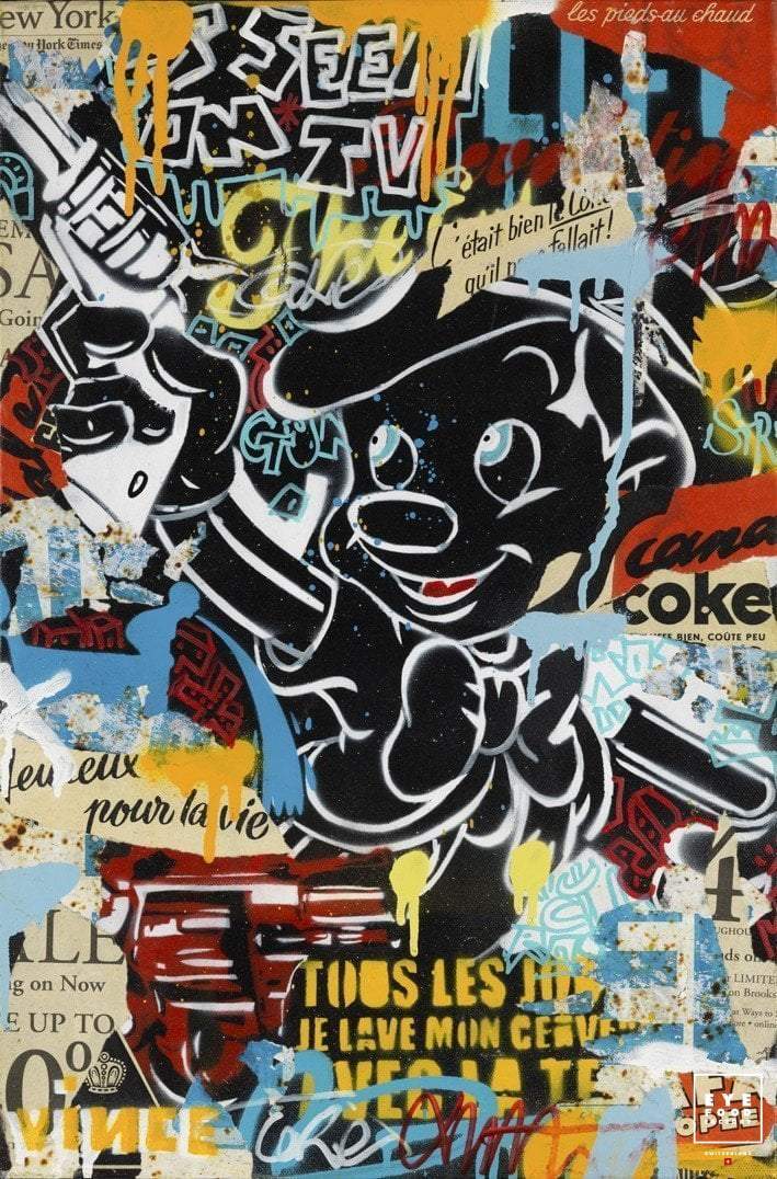 Pinocchio sous coke - Éditions Limitées - Offline, Street art