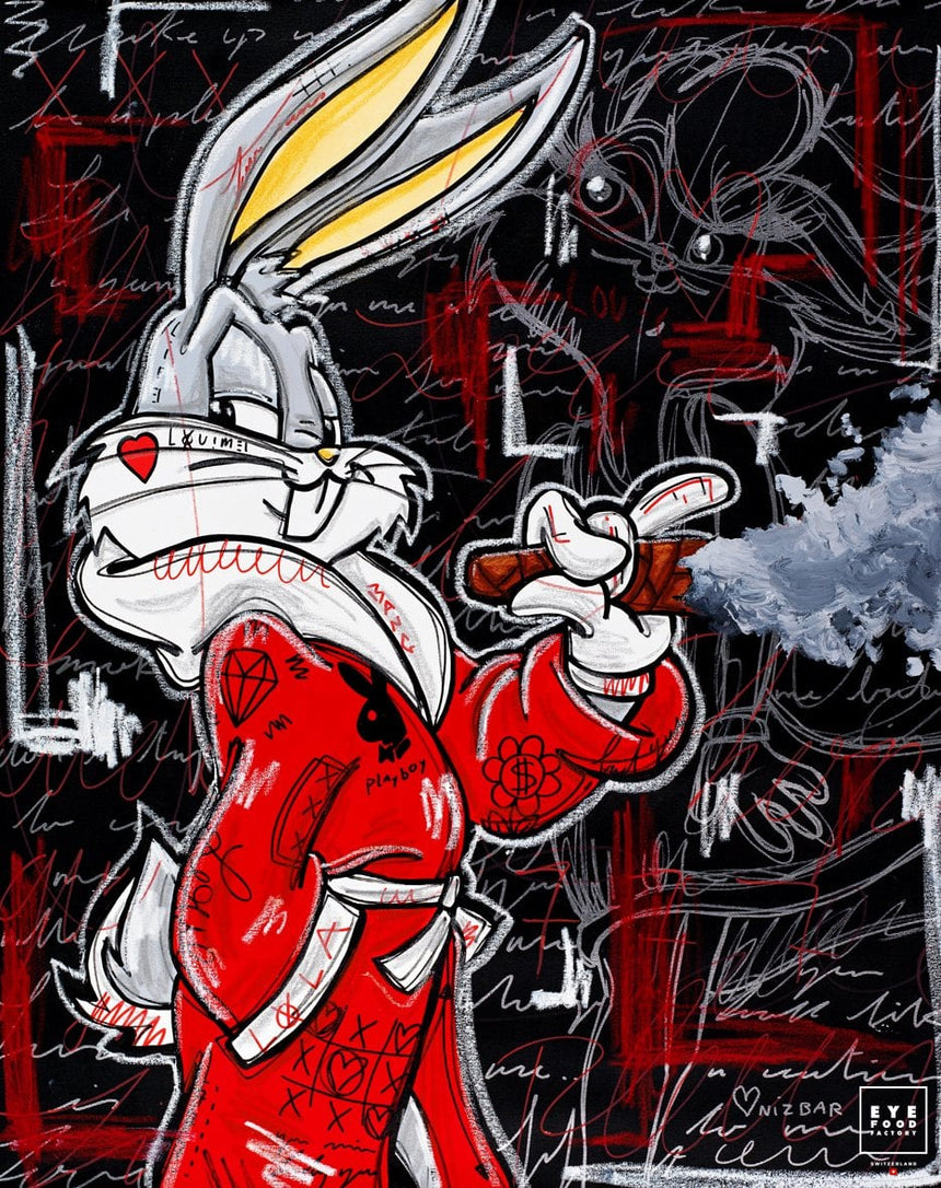 Playboy - Éditions Limitées - Bugs Bunny, Comics, Looney Tunes, Oreille, Pop Art